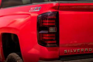 Morimoto - LF728 | Morimoto XB LED Tail Lights Gen II For Chevrolet Silverado 2500 HD / 3500 HD (2015-2019) / 1500 (2014-2018) | Red - Image 8