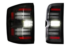 Morimoto - LF729 | Morimoto XB LED Tail Lights Gen II For Chevrolet Silverado 2500 HD / 3500 HD (2015-2019) / 1500 (2014-2018) | Smoked - Image 2