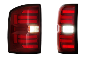 Morimoto - LF730 | Morimoto XB LED Tail Lights For GMC Sierra 2500 HD / 3500 HD (2015-2019) / 1500 (2014-2018) | Red - Image 2