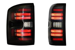 Morimoto - LF731 | Morimoto XB LED Tail Lights For GMC Sierra 2500 HD / 3500 HD (2015-2019) / 1500 (2014-2018) | Smoked - Image 4