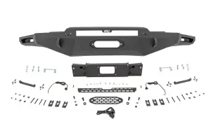 72005 | Rough Country Front Bumper For Hybrid Toyota Tundra 2/4WD (2022-2024) | Without LED Lights, Winch Mount ONLY