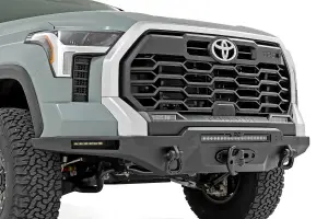 Rough Country - 72005 | Rough Country Front Bumper For Hybrid Toyota Tundra 2/4WD (2022-2024) | Without LED Lights, Winch Mount ONLY - Image 3