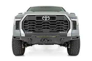 Rough Country - 72005 | Rough Country Front Bumper For Hybrid Toyota Tundra 2/4WD (2022-2024) | Without LED Lights, Winch Mount ONLY - Image 4