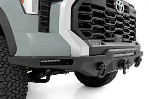 Rough Country - 72005 | Rough Country Front Bumper For Hybrid Toyota Tundra 2/4WD (2022-2024) | Without LED Lights, Winch Mount ONLY - Image 6