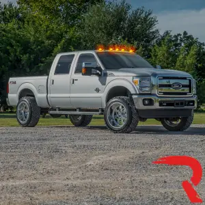 Recon Truck Accessories - 264143CL | Recon 5 Piece Cab Light Set LED Clear Lens in Amber (1999-2016 F250, F350 Super Duty |DID NOT come with factory installed cab roof lights) - Image 9