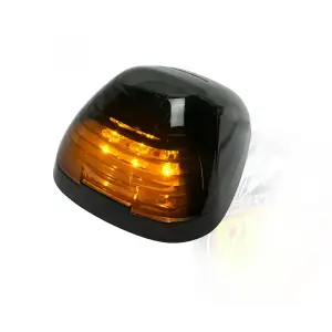 Recon Truck Accessories - 264143BK | Recon 5 Piece Cab Lights Smoked Lens Amber LEDs (1999-2016 F250, F350 Super Duty | DID NOT come with factory installed cab roof lights) - Image 4