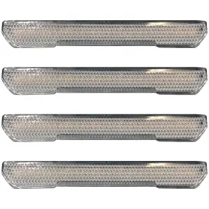 Recon Truck Accessories - 264230WHCL | Recon Fender Lenses w/ 4 White LED Lights in Clear with Black Trim (2020-2024 Sierra 2500, 3500) - Image 2