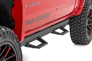 Rough Country - 11018 | Rough Country SRL2 Adjustable Aluminum Steps For Crew Cab Chevrolet Silverado / GMC Sierra 1500/2500 HD/3500 HD (2007-2018) - Image 3