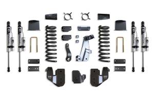 K947285VRA | MaxTrac Suspension 8 Inch Lift Kit With Radius Arm Bracket & Vulcan Reservoir Shocks For Air Ride Ram 2500 4WD (2014-2018) | Diesel