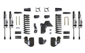 K947441VRA | MaxTrac Suspension 4 Inch Lift Kit With Radius Arm Bracket & Vulcan Reservoir Shocks For Air Ride Ram 2500 4WD (2019-2024) | Diesel