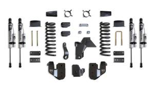 K947463VRA | MaxTrac Suspension 6 Inch Lift Kit With Radius Arm Bracket & Vulcan Reservoir Shocks For Air Ride Ram 2500 4WD (2019-2024) | Diesel