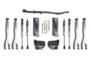 K947325VL | MaxTrac Suspension 2.5 Inch Level Kit With 4 Links & Vulcan Shocks For Ram 3500 4WD (2013-2024) | Diesel