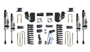 K947363VRA | MaxTrac Suspension 6 Inch Lift Kit With Radius Arm Bracket & Vulcan Reservoir Shocks For Air Ride Ram 3500 4WD (2013-2018) | Diesel