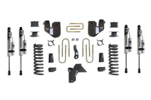 K947563VRA | MaxTrac Suspension 6 Inch Lift Kit With Radius Arm Brackets & Vulcan Reservoir Shocks For Air Ride Ram 3500 4WD (2019-2024) | Diesel