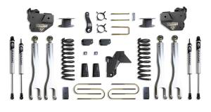 K947563VLA | MaxTrac Suspension 6 Inch Lift Kit With 4 Links & Vulcan Shocks For Air Ride Ram 3500 4WD (2019-2024) | Diesel