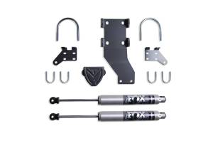 9433DSS-F | MaxTrac Dual Steering Stabilizer Kit With Fox Stabilizers For Ford F-250/F-350 4WD (2017-2023)