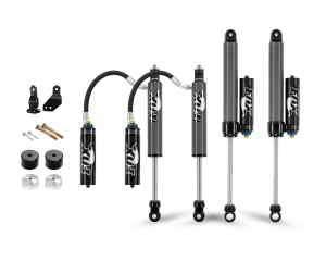 220-P1233 | Cognito 2 Inch Suspension Leveling Kit with Fox 2.5 Reservoir Shocks (2017-2024 F250, F350 Super Duty 4WD)