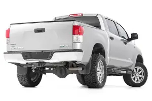 Rough Country - 76840RED | Rough Country 3.5 Inch Lift Kit For Toyota Tundra 2/4WD (2007-2021) | Red Finish, Front M1 Struts (4WD Only), Rear M1 Shocks - Image 2