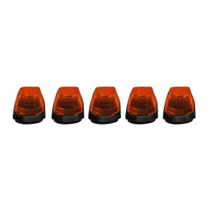 Recon Truck Accessories - 264343AM | Recon 5 Piece Cab Roof Light Set Amber Lens with Amber High-Power LEDs (2017-2022 F250, F350 Super Duty | Replaces OEM factory installed cab roof lights) - Image 13