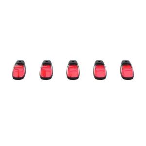 Recon Truck Accessories - 264346CLRGB | Recon 5 Piece Set Clear Cab Roof Light Lens with RGB (Multi-Colored) High-Power LED's (2019-2024 Ram 2500, 3500 | Replaces OEM factory installed cab roof lights) - Image 3