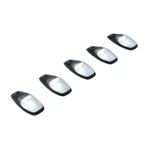 Recon Truck Accessories - 264346CLS | Recon 5 Piece Cab Roof Light Set Strobe LED Clear Lens in White & Amber (2019-2024 Ram 2500, 3500) - Image 8