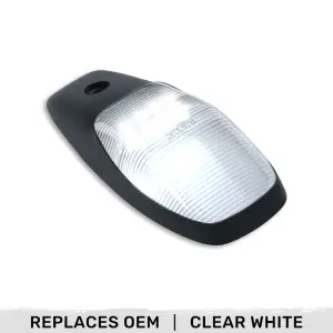 Recon Truck Accessories - 264346CLHPWHX | Recon 1 Piece Single Clear Cab Roof Light 2-Way Front & Rear Facing Ultra High-Power White LEDs (2019-2024 Ram 2500, 3500) - Image 1