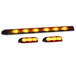 Recon Truck Accessories - 264156AM | Recon 3 Piece Cab Roof Light Set LED Amber Lens in Amber (2007-2014 Silverado, Sierra 2500 HD, 3500 HD) - Image 12