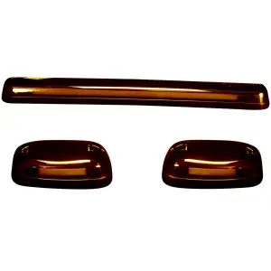 Recon Truck Accessories - 264156AMHP | Recon 3 Piece Cab Roof Light Set OLED Amber Lens in Amber (2007-2014 Silverado, Sierra 2500 HD, 3500 HD) - Image 2