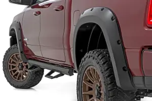 Rough Country - F-D319205-RCGB | Rough Country Pocket Fender Fender For Ram 1500 2/4WD (2025-2025) | Gloss Black - Image 2