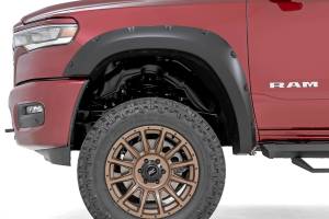 Rough Country - F-D319205-RCGB | Rough Country Pocket Fender Fender For Ram 1500 2/4WD (2025-2025) | Gloss Black - Image 6