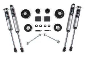 BDS1401FS | BDS Suspension 2 Inch Lift Kit With Coil Spacer For Jeep Wrangler JK 2 Door (2007-2011) | Fox 2.0 Performance Series Shock