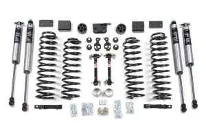 BDS1404FS | BDS Suspension 3 Inch Lift Kit For Jeep Wrangler JK 4 Door (2012-2018) | Sway Bar Fixed Links, Fox 2.0 Performance Series Shocks