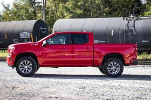 Rough Country - 28850RED | Rough Country 3.5 Inch Lift Kit For GMC Sierra 1500 2WD/4WD (2019-2024) | Red Finish, Rear Mono-Leaf Spring, Vertex Coilovers With Vertex Shocks - Image 6