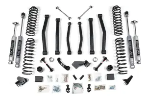 BDS1406H | BDS Suspension 4.5 Inch Lift Kit For Jeep Wrangler JK 4 Door (2012-2018) | Sway Bar Fixed Links, NX2 Nitro Series Shocks