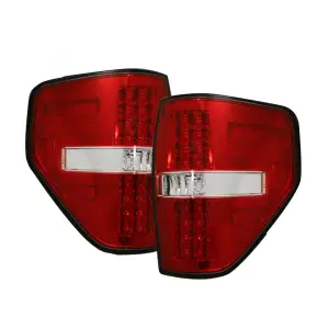 Recon Truck Accessories - 264168RD | Recon Tail Lights LED in Red (2009-2014 F150 & Raptor) - Image 1