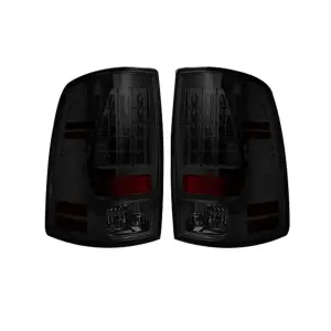 Recon Truck Accessories - 264169BK | Recon (Replaces OEM Halogen ONLY) Tail Lights LED in Smoked (2009-2023 Ram 1500 Classic | 2010-2018 Ram 2500, 3500) - Image 1