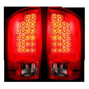 Recon Truck Accessories - 264171RD | Recon LED Tail Lights in Red (2002-2006 Ram 1500 | 2003-2006 Ram 2500, 3500) - Image 1