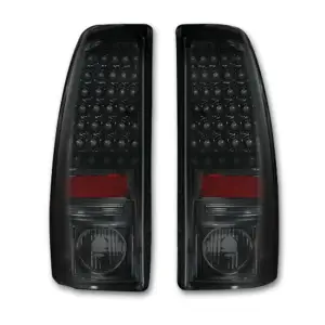 Recon Truck Accessories - 264173BK | Recon Tail Lights LED in Smoked (1999-2007 Silverado, Sierra 1500, 2500, 3500) - Image 1