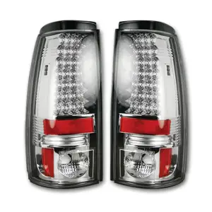 Recon Truck Accessories - 264173CL | Recon Tail Lights LED in Clear (1999-2007 Silverado, Sierra 1500, 2500, 3500) - Image 1