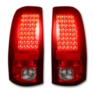 264173RD | Recon Tail Lights LED in Red (1999-2007 Silverado, Sierra 1500, 2500, 3500)