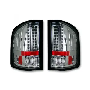 Recon Truck Accessories - 264175CL | Recon Tail Lights LED Clear (2007-2013 Silverado 1500, 2500, 3500 SRW | 2007-2014 Silverado, Sierra 3500 DRW) - Image 2