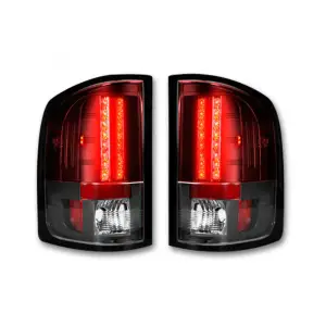 Recon Truck Accessories - 264175RD | Recon Tail Lights LED in Red (2007-2013 Silverado 1500, 2500, 3500 SRW | 2007-2014 Silverado, Sierra 3500 DRW) - Image 1