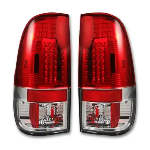 Recon Truck Accessories - 264176RD | Recon Tail Lights LED in Red (2008-2016 F250, F350 Super Duty) - Image 1