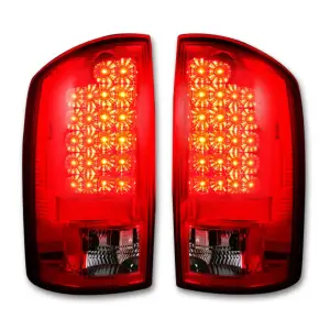 264179RBK | Recon Tail Lights LED in Dark Red Smoked (2007-2008 Ram 1500 | 2007-2009 Ram 2500, 3500)