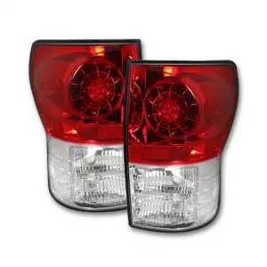 Recon Truck Accessories - 264188RD | Recon Tail Lights LED in Red (2007-2013 Tundra) - Image 1