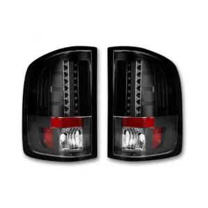 264189BK | Recon Tail Lights LED in Smoked (2007-2013 Sierra 1500 | 2007-2013 Sierra 2500 HD, 3500 HD)