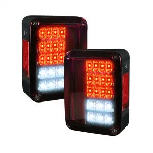 Recon Truck Accessories - 264234BK | Recon Tail Lights LED in Smoked (2007-2018 Wrangler JK) - Image 4