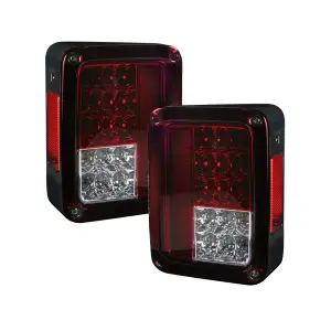 264234RD | Recon Tail Lights LED in Red (2007-2018 Wrangler JK)