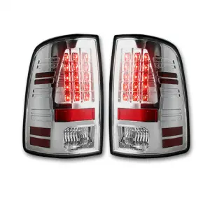 Recon Truck Accessories - 264236CL | Recon (Replaces OEM LED ONLY) Tail Lights LED in Clear (2009-2023 Ram 1500 Classic | 2014-2018 Ram 2500, 3500) - Image 1