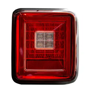 Recon Truck Accessories - 264237RD | Recon (Replaces Factory OEM Halogen ONLY) Tail Lights OLED Red (2018-2024 Jeep Wrangler JL | 2018-2024 Jeep Wrangler JL Unlimited) - Image 1